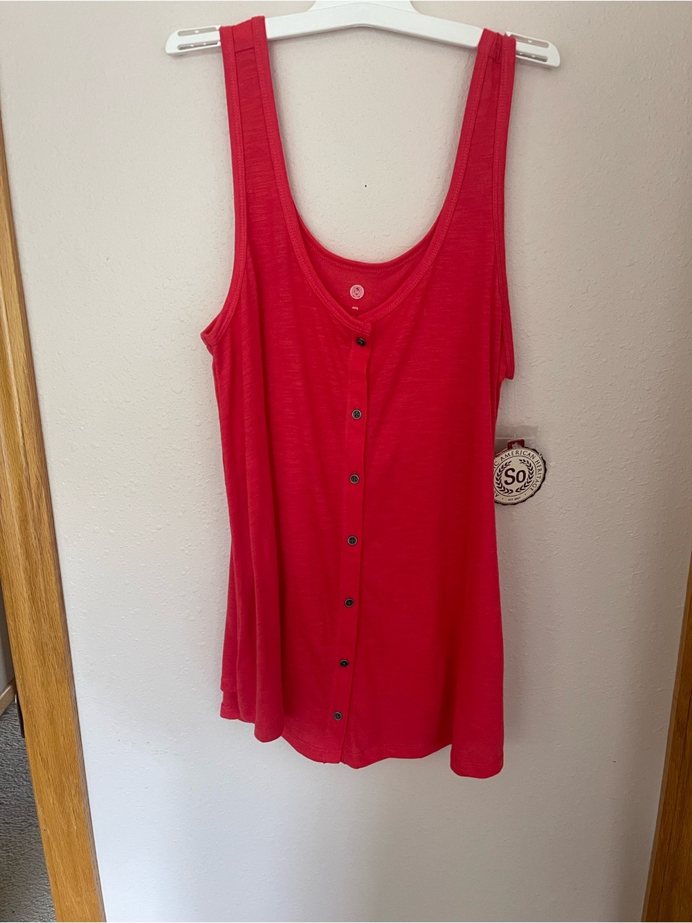 Coral Colored Swing Women's Tank Top